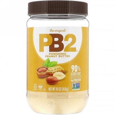 PB2 Foods, オリジナルPB2、粉末ピーナッツバター、454 g