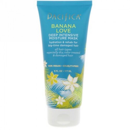 Pacifica, Banana Love Deep Intensive Moisture Mask, 6 fl oz (177 ml) (Discontinued Item)
