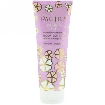 Pacifica, Body Butter, French Lilac, 8 fl oz (236 ml) (Discontinued Item)