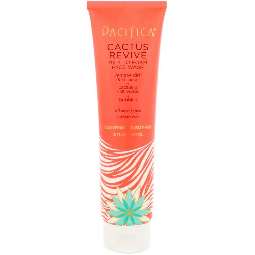 Pacifica, サボテン活性化ミルク（洗顔フォーム）、5液量オンス (147 ml) (Discontinued Item)