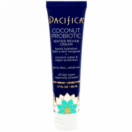 Pacifica, Coconut Probiotic Water Rehab Cream, 1.7 fl oz (50 ml)