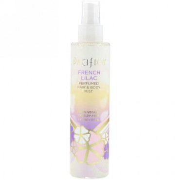 Pacifica, French Lilac Perfumed Hair & Body Mist, 6 fl oz (177 ml)