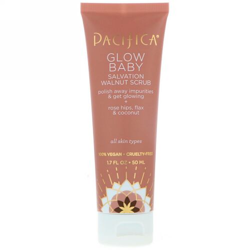 Pacifica, グロウベビー、サルベーションウォールナットスクラブ、1.7オンス（50 ml） (Discontinued Item)