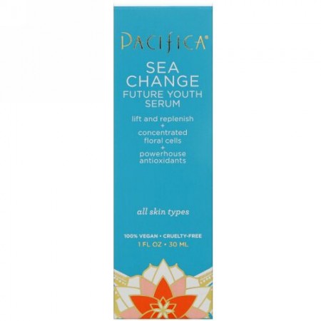 Pacifica, シー・チェンジ, フューチャー・ユース・セラム, 1 液量オンス (30 ml) (Discontinued Item)