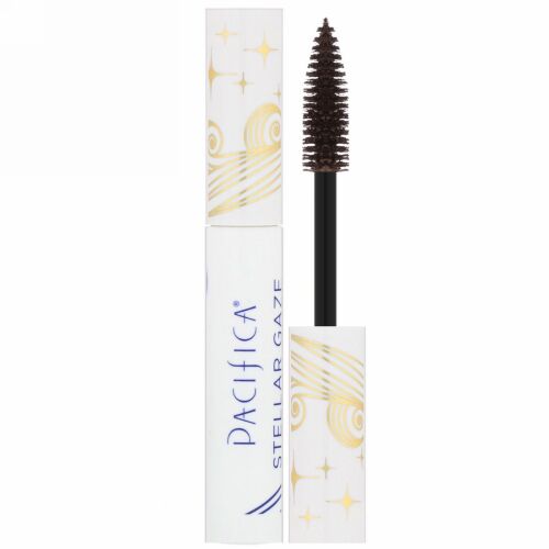 Pacifica, Stellar Gaze, Length & Strength Mineral Mascara, Stardust Brown, 0.25 oz (7.1 g) (Discontinued Item)