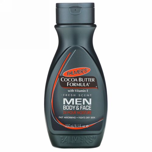 Palmer's, ビタミンE配合のココアバター フォーミュラ、ボディー & フェイス、男性用、8.5 fl oz (250 ml)