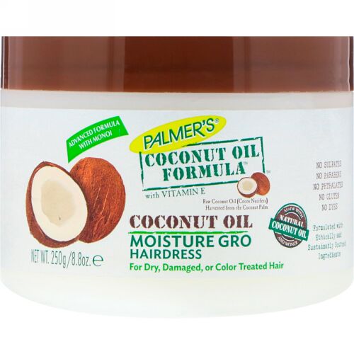 Palmer's, ココナッツオイルフォーミュラ、ビタミンE、モイスチャーヘアドレス、8.8オンス（250g） (Discontinued Item)