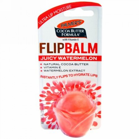 Palmer's, フリップ・バルム、みずみずしいスイカ、0.25 oz (7 g) (Discontinued Item)