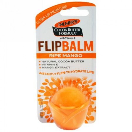 Palmer's, フリップバーム、 ライプマンゴー、 0.25 oz (7 g) (Discontinued Item)