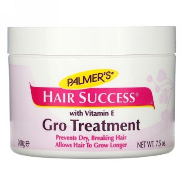 Palmer's, Hair Success（ヘアサクセス）、グロ・トリートメント、ビタミンE配合、200g（7.5oz）