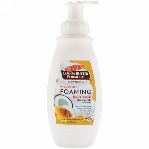 Palmer's, うっとりするフォーミングボディウォッシュ、ココナッツミルク & ハニー、13.5液量オンス (400 ml) (Discontinued Item)