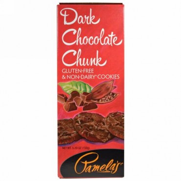Pamela's Products, ダークチョコチャンククッキー、5.29 oz (150 g) (Discontinued Item)