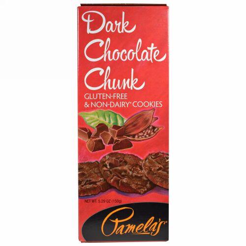 Pamela's Products, ダークチョコチャンククッキー、5.29 oz (150 g) (Discontinued Item)