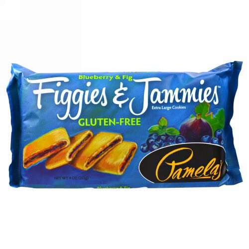 Pamela's Products, フィギーズ＆ジャミーズ、特大クッキー、ブルーベリー＆フィグ、9オンス（255g） (Discontinued Item)