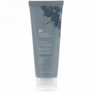 Pangea Organics, フェイシャルクレンザー、エジプシャンカレンデュラ＆ブラッドオレンジ、4 fl oz (118 ml) (Discontinued Item)