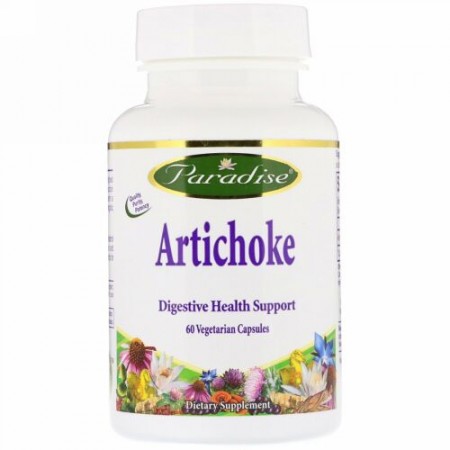 Paradise Herbs, Artichoke, 60 Vegetarian Capsules