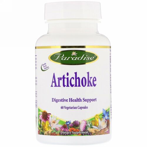 Paradise Herbs, Artichoke, 60 Vegetarian Capsules