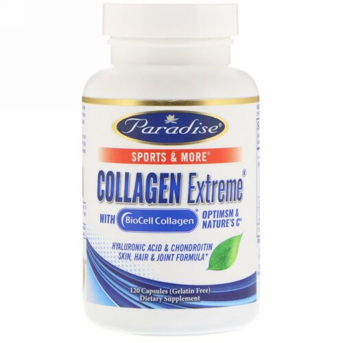Paradise Herbs, BioCellコラーゲン入りコラーゲンエクストリーム、120カプセル