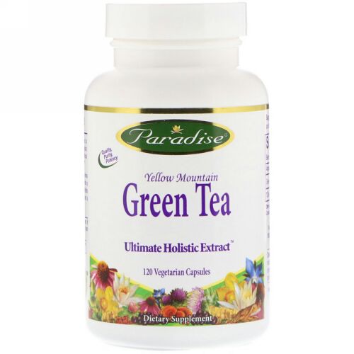 Paradise Herbs, Green Tea, 120 Vegetarian Capsules