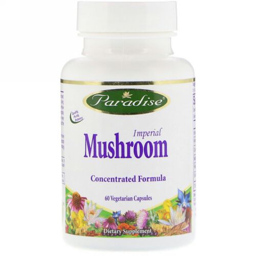 Paradise Herbs, インペリアル・マッシュルーム、免疫フォーミュラ、ベジキャップ 60錠