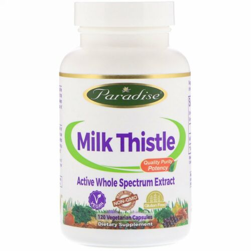 Paradise Herbs, ミルク シスル, 120 ベジキャップ
