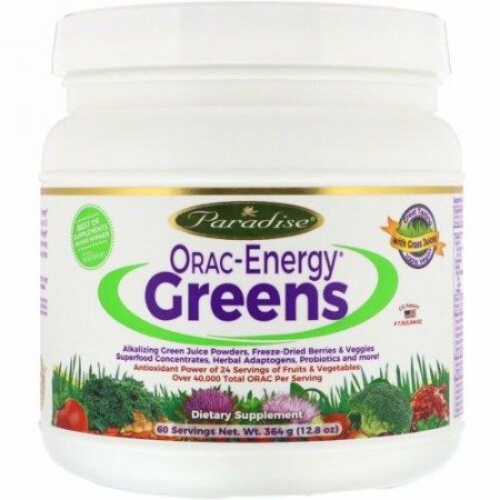 Paradise Herbs, ORAC-エネルギーグリーン, 12.8オンス（364 g）