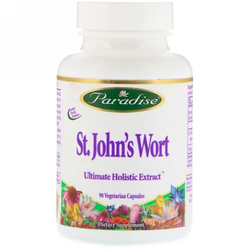 Paradise Herbs, St. John's Wort, 90 Vegetarian Capsules