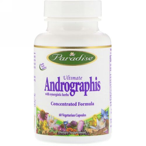 Paradise Herbs, Ultimate Andrographis, 60 Vegetarian Capsules