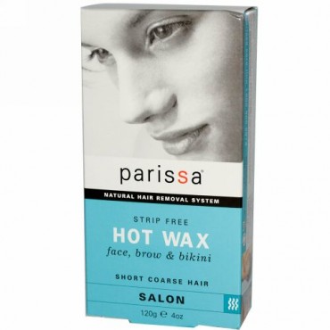 Parissa, ナチュラル脱毛システム、ホットワックス、4オンス(120 g)