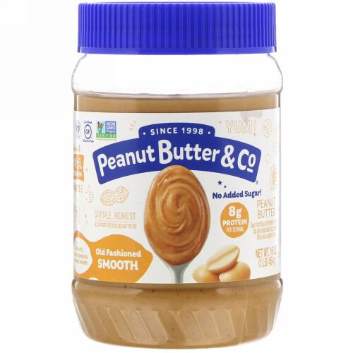 Peanut Butter & Co., オールドファッションドスムース、ピーナッツバター、454 g（16 oz）