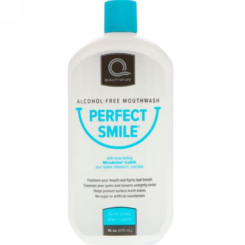 Perfect Smile, Alcohol-Free Mouthwash, Refreshing Mint Flavor, 16 oz (474 ml) (Discontinued Item)