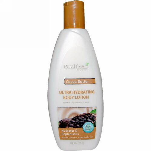 Petal Fresh, Botanicals, ウルトラ ハイドレーティング ボディー ローション、ココアバター、10 fl oz (300 ml) (Discontinued Item)
