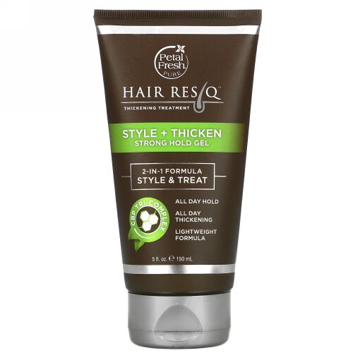 Petal Fresh, ヘアResQ、髪をふっくらさせるトリートメント、スタイル + ふっくら＆ホールドジェル、5 fl oz (150 ml)