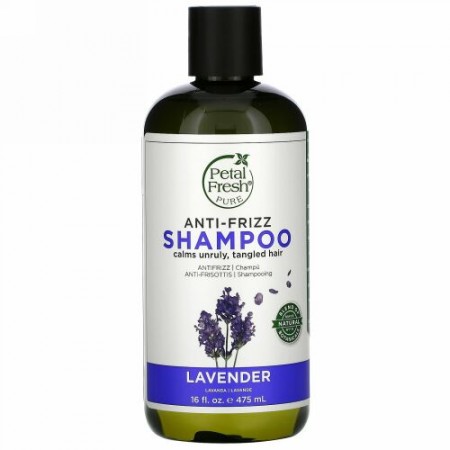 Petal Fresh, Pure, Shampoo, Anti-Frizz Lavender, 16 fl oz (475 ml)