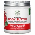 Petal Fresh, ピュア、ボディバター、はりアップ、ザクロ＆グレープフルーツ、8 oz (237 ml)