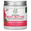 Petal Fresh, Pure, ボディバター、 トーニング、 ハイビスカス & パパイヤ、 8 オンス (237 ml)