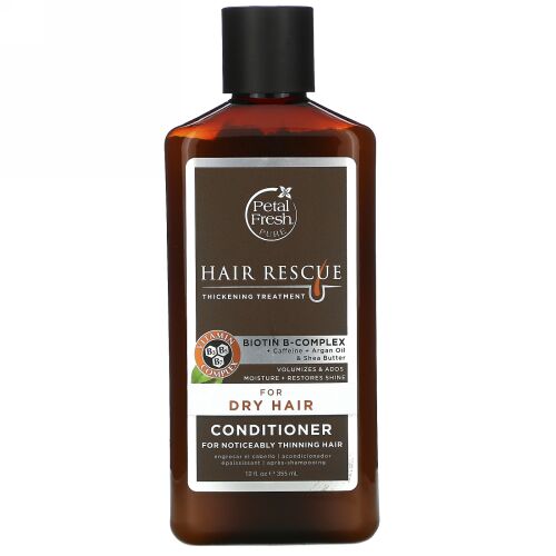 Petal Fresh, ピュア ヘア レスキュー、ボリュームアップトリートメント コンディショナー、乾燥ヘア用、12 fl oz (355 ml)