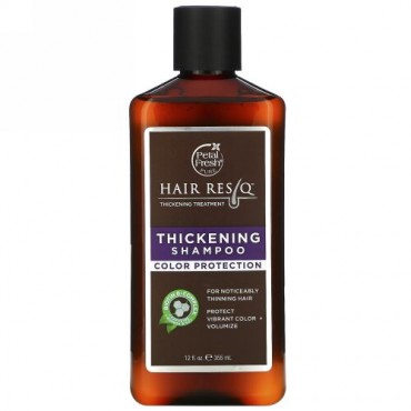 Petal Fresh, Pure, ヘアレスキュー、髪を濃くするトリートメントシャンプー、355ml