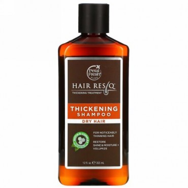 Petal Fresh, Pure, ヘアレスキュー、髪を濃くするトリートメントシャンプー、355ml