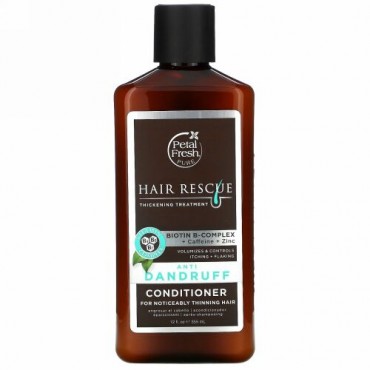 Petal Fresh, ピュア、ヘア レスキュー ボリュームアップトリートメント コンディショナー、フケ防止、12 fl oz (355 ml)