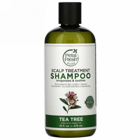 Petal Fresh, ピュア、スカルプトリートメントシャンプー、ティーツリー、475 ml（16 fl oz）