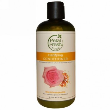 Petal Fresh, ピュア、ソフトニングコンディショナー、ローズ＆ハニーサックル、16 fl oz (475 ml)