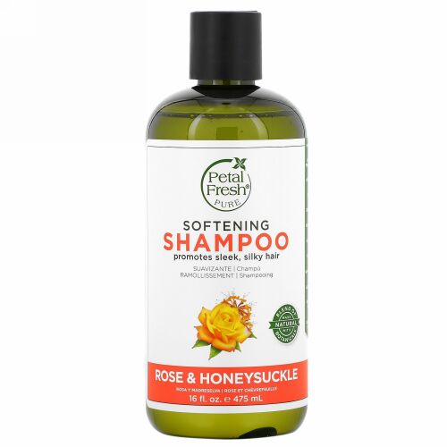 Petal Fresh, Pure, Softening Shampoo、ローズ & ハニーサックル、16液量オンス (475 ml)