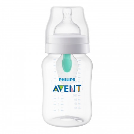 Philips Avent, Anti-Colic Bottle with AntiFree Vent, 1+ Months, 1 Bottle, 9 oz (Discontinued Item)