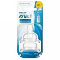 Philips Avent, Newborn Flow, Anti-Colic Nipples, 0+ Months,  2 Pack (Discontinued Item)