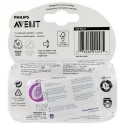 Philips Avent, Soft & Silicone Orthodontic Pacifier, 0-6 Months, 2 Pack (Discontinued Item)