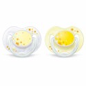 Philips Avent, 歯列矯正グロウインザダークナイトタイムおしゃぶり、生後0-6ヶ月用、 2パック (Discontinued Item)
