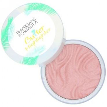 Physicians Formula, バターハイライター、クリームトゥパウダーハイライター、ピンク、0.17オンス (5 g) (Discontinued Item)
