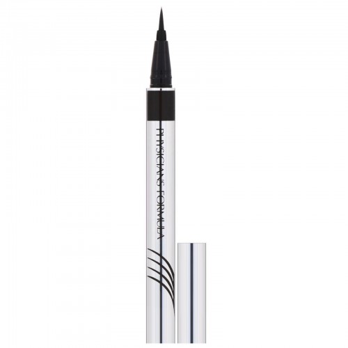 Physicians Formula, アイブースター、ラッシュコンディショニングセラム入りウルトラファインリキッドアイライナー、ウルトラブラック、0.016液体オンス（0.5 ml）