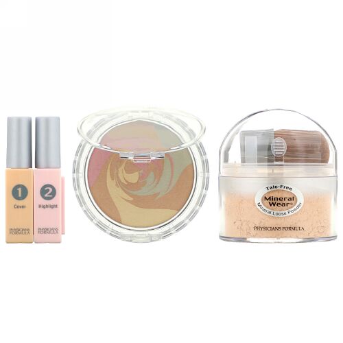 Physicians Formula, ミネラルウェア, 修正キット、ミディアム (Discontinued Item)